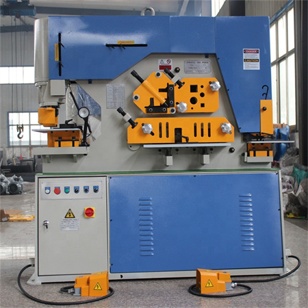 מכונת גזירה של Ironworker CNC הידראולית משולבת מכונת ניקוב