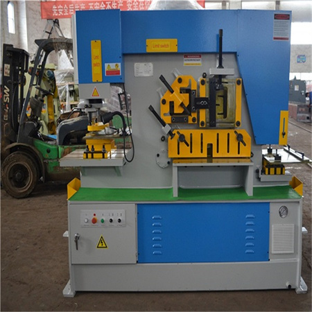 APEC CNC בשימוש נרחב מכונת ברזל הידראולית, מכונת ניקוב וגזירה הידראולית מכונת חיתוך מוט פלדה לעובד ברזל