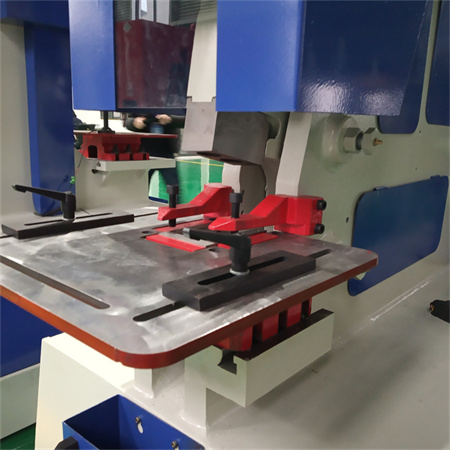 גיליון מתכת 110 טון מכונת חיתוך פינת עיתונות הידראולית לעובד ברזל