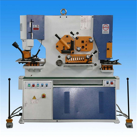 Press Ironworker מכונת גזירה הידראולית לעיבוד ברזל כלי עבודה משולבים מכונת ניקוב וגזירה/גזירה הידראולית משומשת