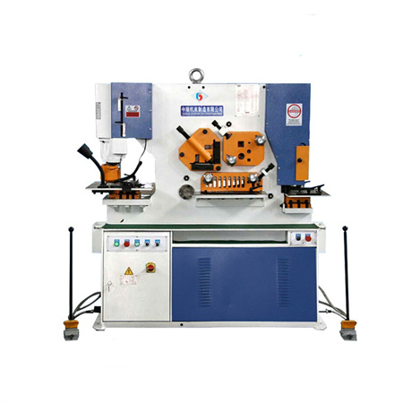 פועל, מכונת ניקוב וגזירה משולבת ברזל הידראולי יצרן בסין מכונת ניקוב מתכת מכנית 24 חודשים