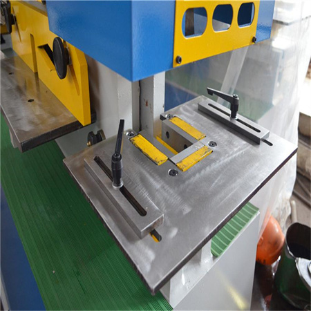 מכונת ברזל מתכת רב תכליתית הידראולית עובד ברזל משולבת מכונת ניקוב וגזירה זווית מכונת חיתוך מתכת