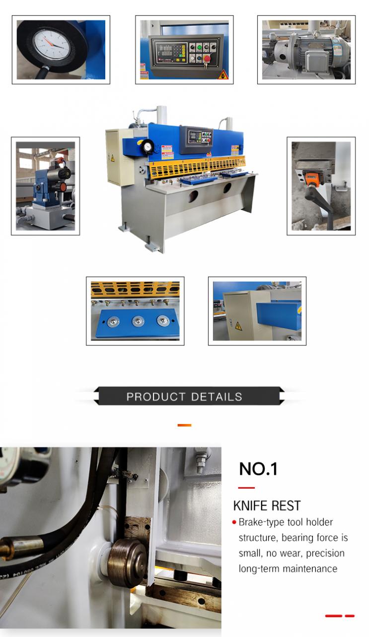 מכונת חיתוך גזירה גיליוטינה מתכת מכונת גזירה הידראולית Qc11Y/K